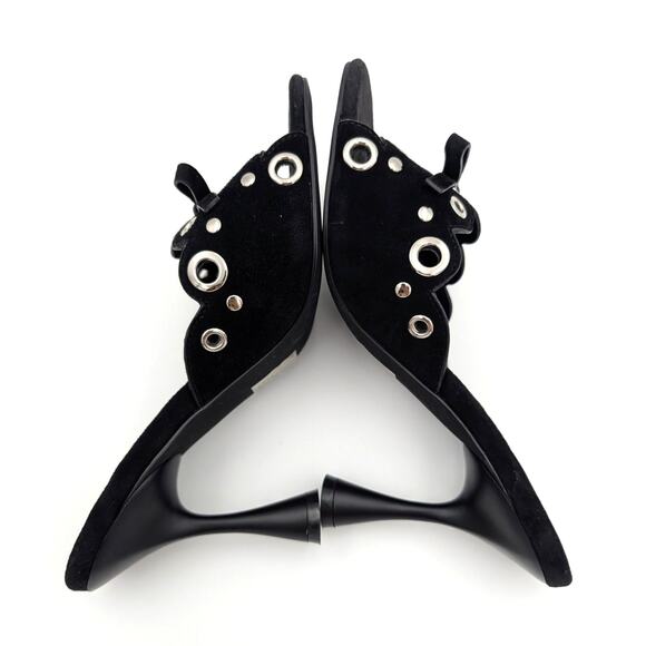 Jeffrey Campbell Odom Studded Slide Sandal Women's Black Size US5.5 EU36 - Picture 6 of 13